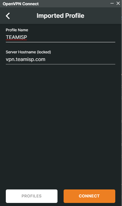 Cambiar nombre del perfil